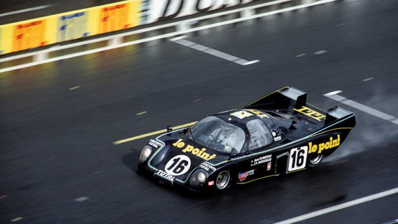 1980 Le Mans 24 Hours winning Rondeau on track