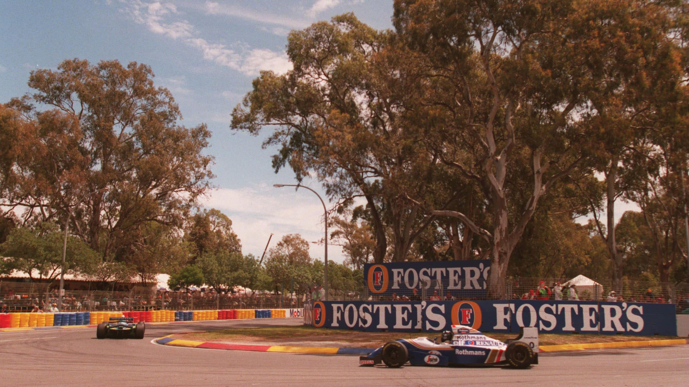 1994 Australian GP Hill and Michael Schumacher