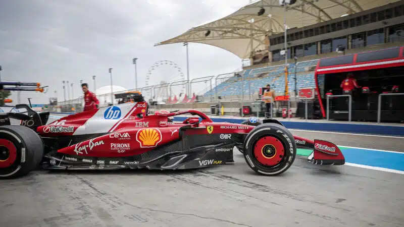 Charles Leclerc Ferrari F1 2025 pre-season testing Bahrain