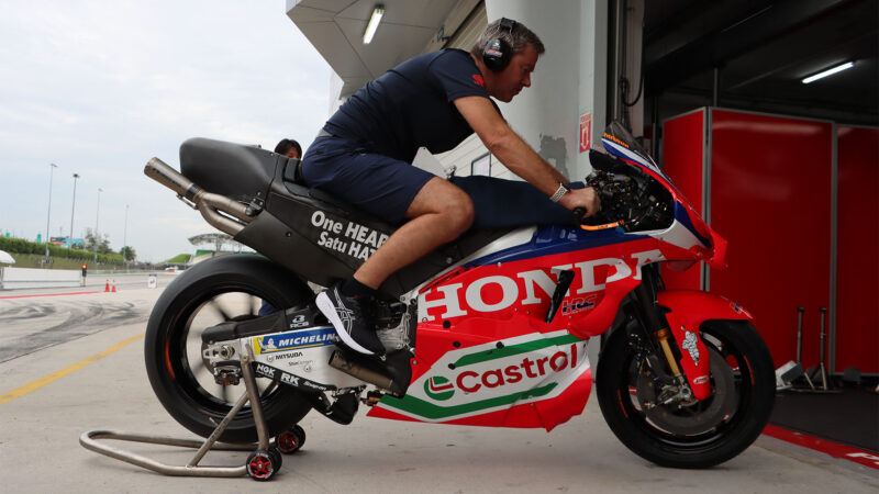 Honda bike 2025 MotoGP test Sepang