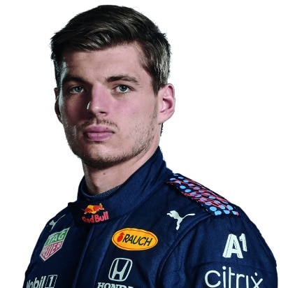 Max Verstappen head portrait