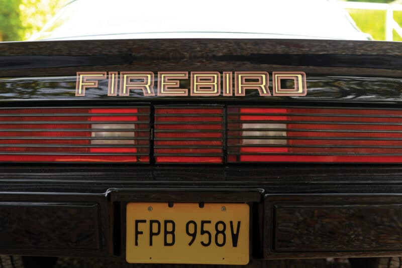 Pontiac Firebirds back lights