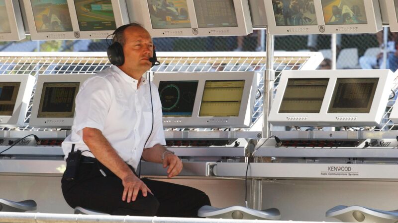 Ron Dennis at McLaren helm 2002 Brazilian GP