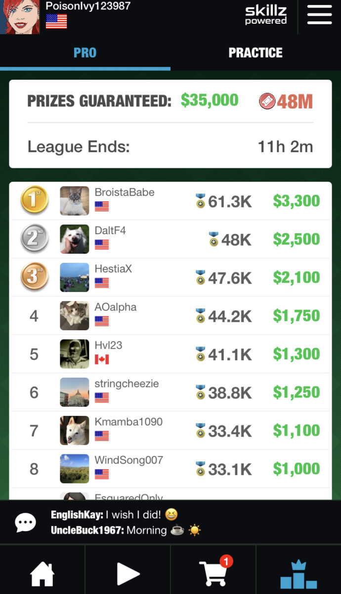 solitaire cube leagues