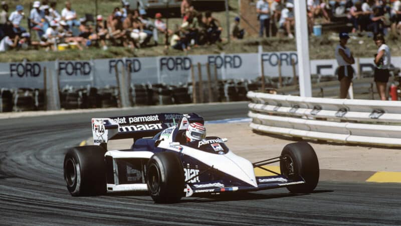 South African GP 1983, with Nelson Piquet